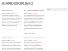 Tablet Screenshot of joandidion.info